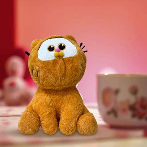Image of ADORA Cute Orange Cat Soft Toy Plush - 25cm Stuffed Animal for Kids & Adults | Ultra-Soft & Huggable Kitty Plushie | Adorable Gift for Girls, Boys, and Cat Lovers | Kawaii Plush Toy for All Ages