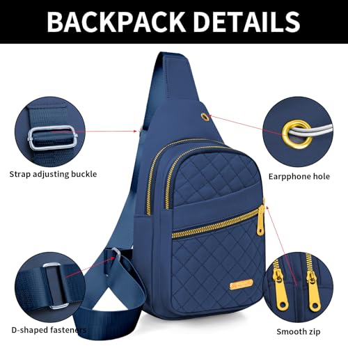 Image of Aisijimo Small Sling Bag For Women Men Casual Crossbody Sling Backpack | Small