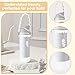 Comprehensive Compatible Owala Accessories Set: Silicone Boot for 24oz & 32oz Bottles, Water Bottle Handle Strap, Bottle Seal Ring, Replacement Stopper, Charms, Compatible Owala FreeSip (White, 24 oz)