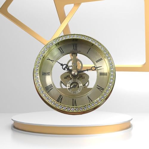 Reloj de escritorio de 100 mm con cristal para oficina en casa 4