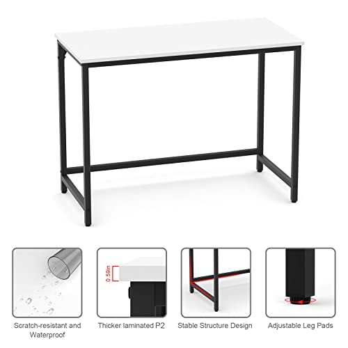 Weehom Pc Laptop Notebook Study Writing Table For Home Office Workstation Simple Multifunctional Desk,White 39 Inch #TOP6