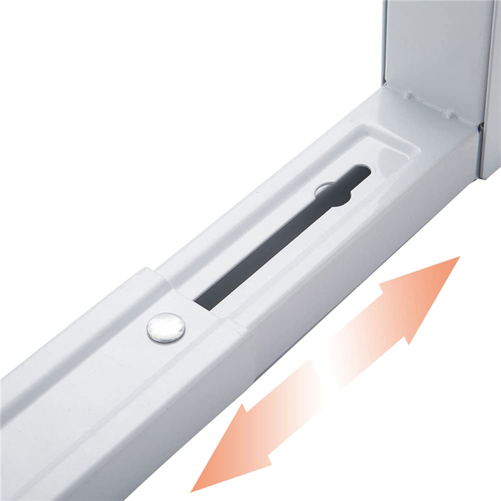 Supporto Pieghevole Da Parete Per Microonde - Regolabile 22-44cm, Acciaio Inox, Portata 30kg - Foto 3