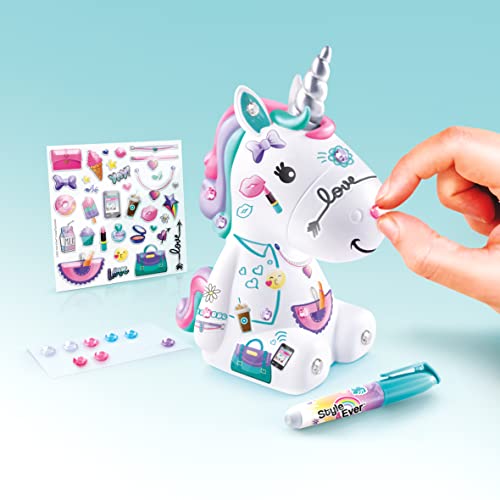 Canal Toys - Style 4 Ever - La Famiglia Unicorno, Figure Della Mamma Unicorno E I Suoi Due Bambini Per Decorare, Deco Fai Da Te Con Decorazioni E Accessori, A Partire Da 6 Anni - Ofg252 - 7