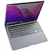 Ultra Thin Clear Keyboard Cover for 2020-2024 New MacBook Pro 13 Inch Model A2338 M2 M1 A2289 A2251 & 2020 2019 MacBook Pro 16 inch Model A2141 with Touch Bar & Touch ID Keyboard Skin Protector Cover