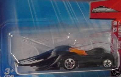 Mattel Hot Wheels 2004 First Editions 1:64 Scale Black Crooze Batmobile 69/100 Die Cast Car #069