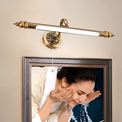 Lampe murale rétro dorée pour illuminer votre miroir de vanité - 5