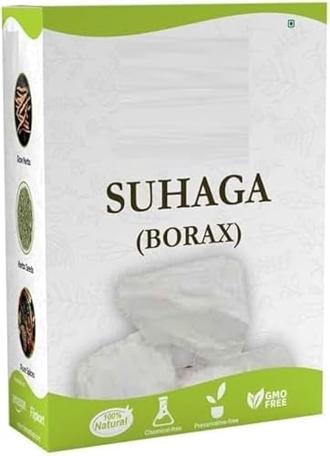 VS Suhaga Borax (100 GM) - Tankan Bhasma | Stone Sodium Borate Borax Rock | 100% Natural Remedy, Pure and Unadulterated (Pack of 1)