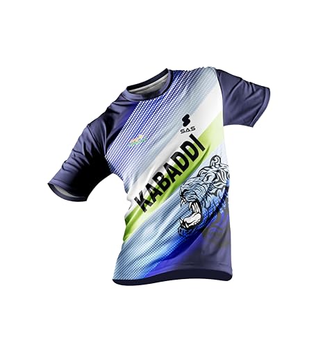 Image of Kabaddi Jersey for Boys & Men | Quick-Dry Stretchable Sports T-Shirt for Practice & Match Wear | Lightweight Durable & Breathable Fabric | Vibrant Team Colors