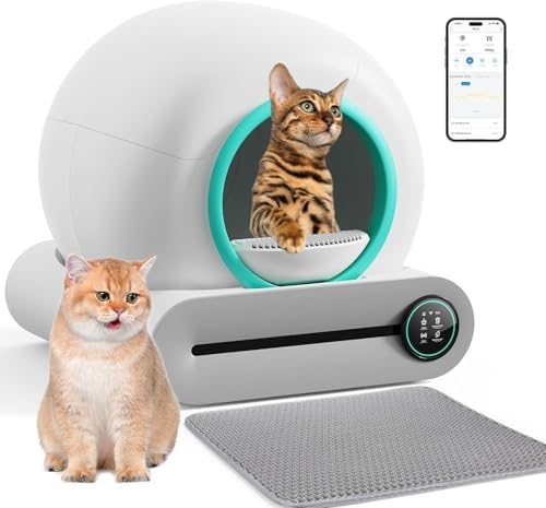 Amazon | 猫 トイレ 自動 大型 多頭飼育 専用スマホ管理 猫 トイレ本体 