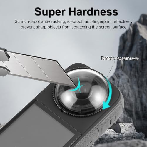 PULUZ Rotating Premium Lens Guard for Insta360 X4, Optical Glass Protector - image 5