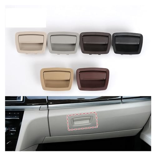 Window Switch Button for F10 F11 F02 Front Glove Box Handle Cover Lid Lock for 5 7 Series Toolbox Glove Boxes Cover Switch(Black)(Red)