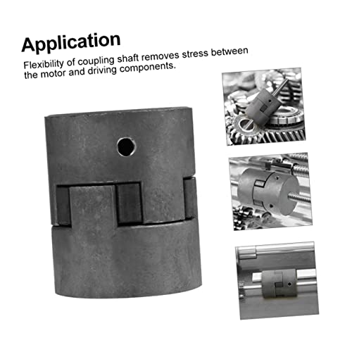Joint à mâchoires insert caoutchouc pour moteur cnc et accouplement 3 pces