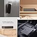 CACAGOO Biometric Gun Safe, Smart Pistol Safe for Home, Handgun Safe Quick Access with Auto Open Lid, Black