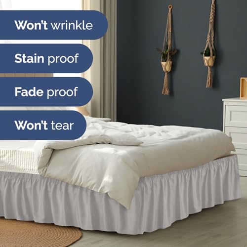 Cache-sommier facile à installer sans soulever le matelas pour lit King Size - 6