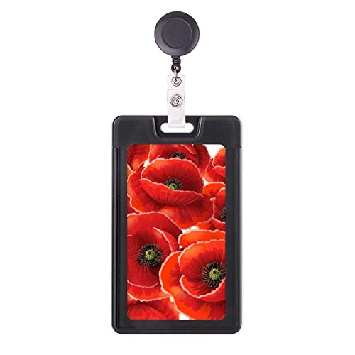 Porte-badge rétractable coquelicot Bespread pour ne plus perdre son pass