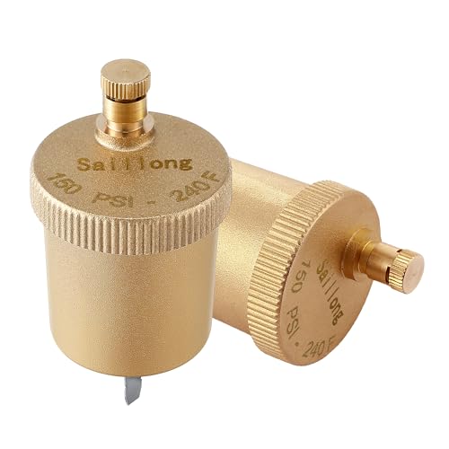 Saillong 2 Pack 1/8 Inch Automatic Air Vent Valve