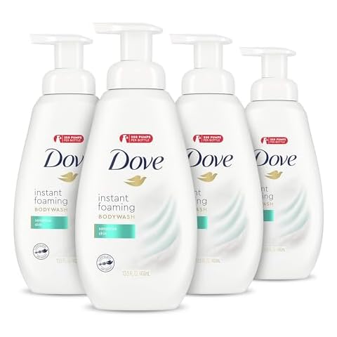 Dove Instant Foaming Body Wash for Softer and Smoother Skin Cover