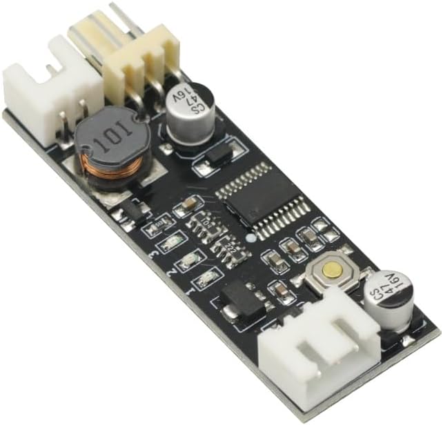 Single 12V 0.8A DC PWM 2-3 Wire Fan Temperature Control Speed Controller Chassis Computer Noise Reduction Module Board