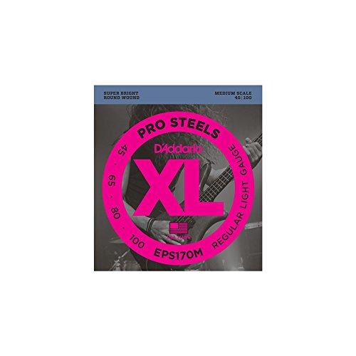 D'Addario ダダリオ ベース弦 プロスティール Medium Scale .045-.100 EPS170M
