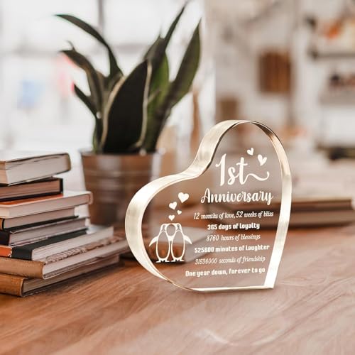 Image of Acrylic Plaque Gifts 2 (1st Anniversary)