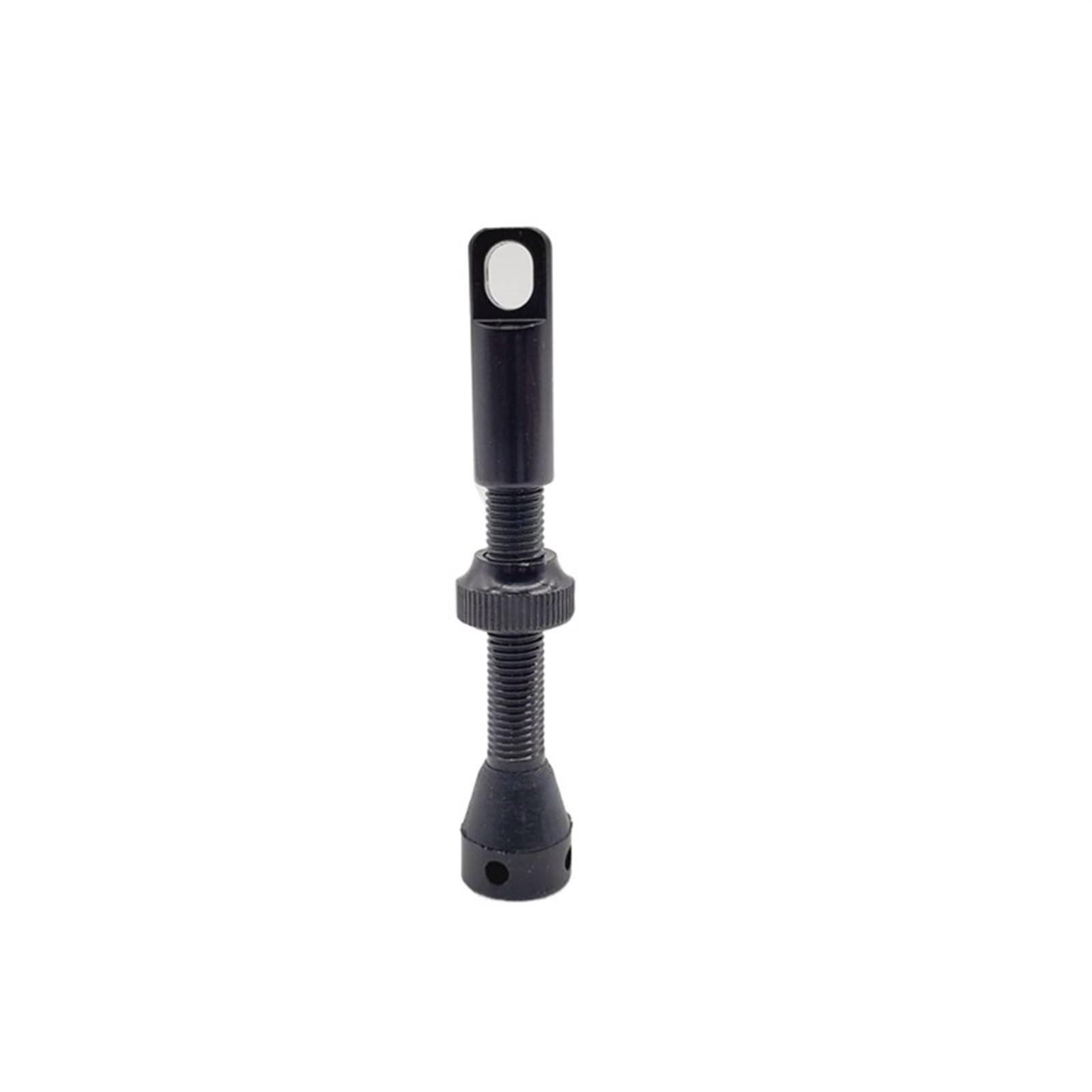 Valvole for Pneumatici for Bicicletta, Stelo da 40 mm, in Lega di Alluminio, Presta, for valvola tubeless for Bici da Strada con Tappo for Attrezzi(44mm Black x 1)