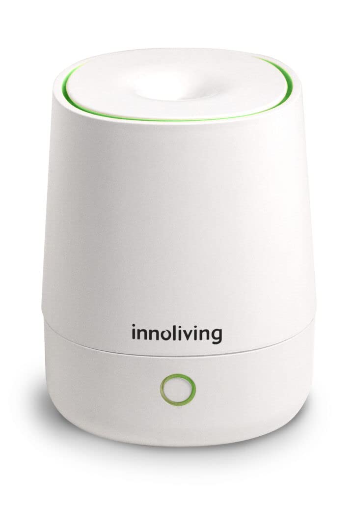 Innoliving Diffusore di Oli Essenziali INN-776, Senza Fili, 120ml, DIffusore di Aroma ad Ultrasuoni Portatile, a Batteria Ricaricabile, 7 colori LED, carica con USB, per Casa, Spa, Yoga