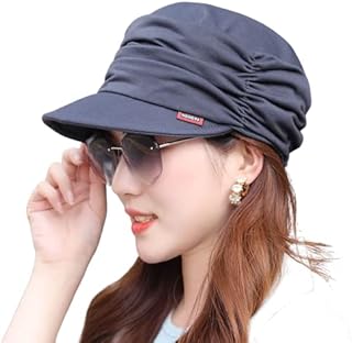 CHENGZI Womens Newsboy Cabbie Beret Cap Cloche Cotton Painter Visor Hats