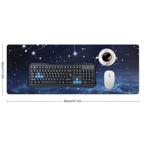 Tapis de souris de jeu grand format antidérapant et imperméable - 2