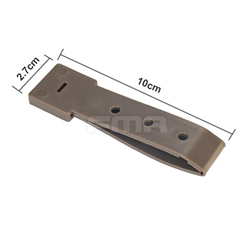 H World EU Durable Tactical Molle System 3 Inch Long Tactical Clips Strap 3 Pack DE, 3 Inch-de, 3 inch-DE - Image 2