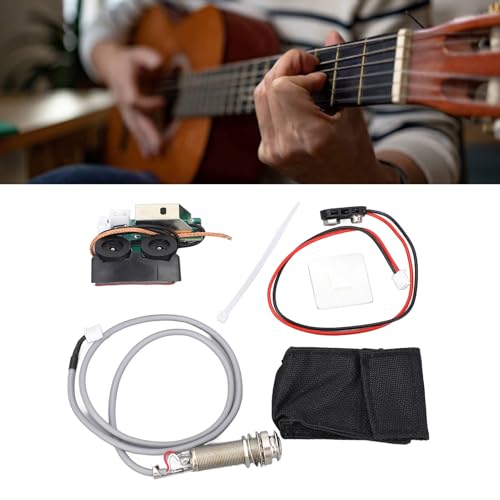 Preamplificador para pastilla de guitarra con control de volumen y tono, ecualizador preconectado para sistema VT1 miniatura 6