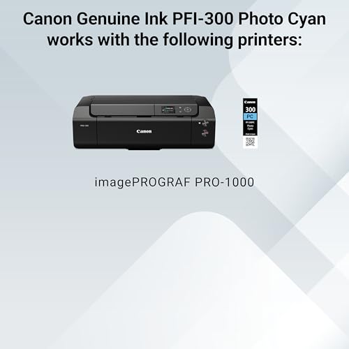 Canon PFI-300 Genuine Photo Cyan Ink Tank, Compatible with ImagePROGRAF PRO-300 Printers - image 5