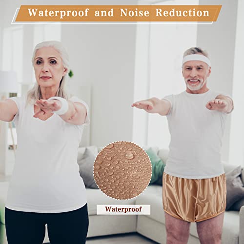 5 Pcs Adult Leakproof Underwear For Incontinence Washable Low Noise Reusable Waterproof Pants Adult Diaper Cover Incontinence Pants For Use With Cloth Diapers For Women Men (Nude, Medium) #TOP5