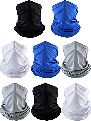 Image of SATINIOR Summer Neck Gaiter Mask Windproof Scarf UV Protection Balaclava Bandanas Breathable Outdoor for Men Women