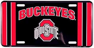 Ohio State Buckeyes Metal License Plate