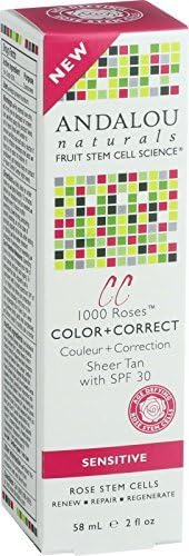 Andalou Naturals 1000 Roses Color Plus Correct Sheer Nude SPF 30 2 oz (pack of 1)