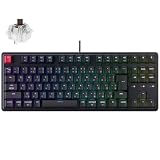 【国内正規品】Keychron C3 Pro 8K RGB TKL 80%配列 JISレイアウト QMK 有線カスタムメカニカルキーボード ホットスワップ対応 LED発光 透過キーキャップ Windows・macOS対応 茶軸