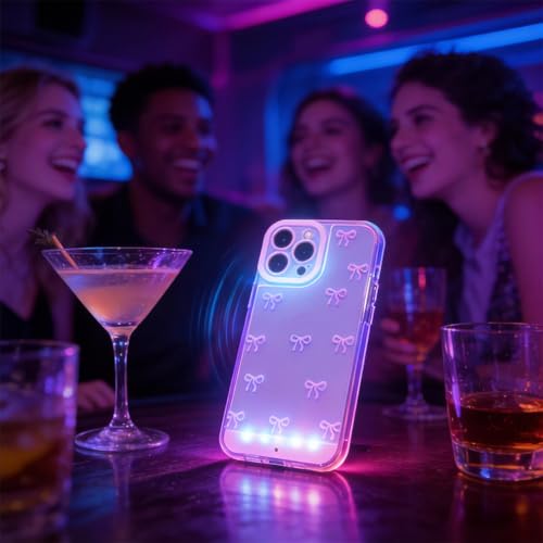 Coque de protection pour flash LED dynamique avec relief antichoc iPhone - 2
