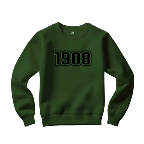Sweatshirt 1908 fini les pulls rêches optez pour le vert olive