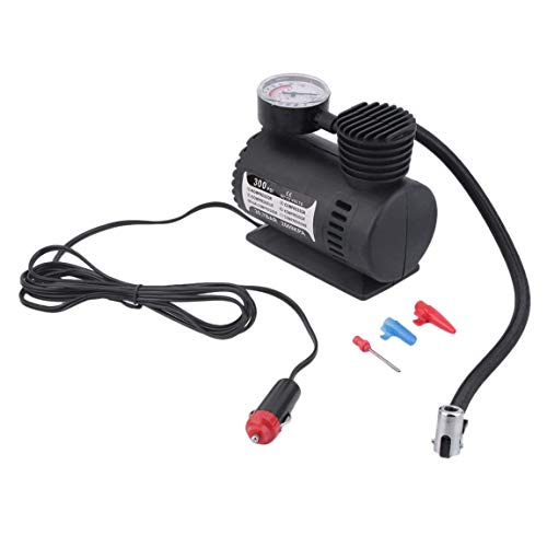 YIQIFEI Mini 12V Inflator Pump Toys Sports Electric Pump Portable Mini Compact Compressor Pump Tyre Air Inflator Air Tool Mini Air Pump Tyre Inflator Car Inflatable Pump Car Portable Car Electric Gas