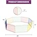 Prevue Pet Products Multi-Color Small Pet Playpen 40090,13x35.87x8.67 inch