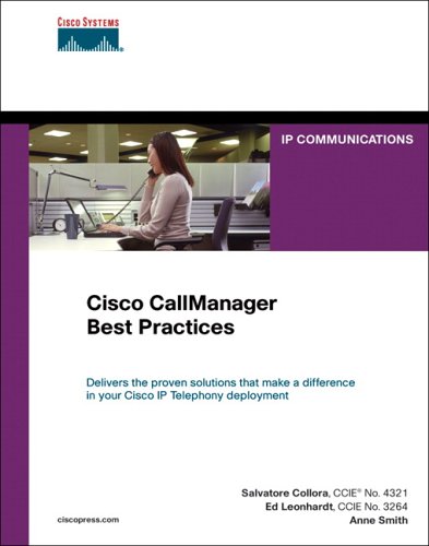 Amazon | Cisco CallManager Best Practices: A Cisco AVVID Solution ...