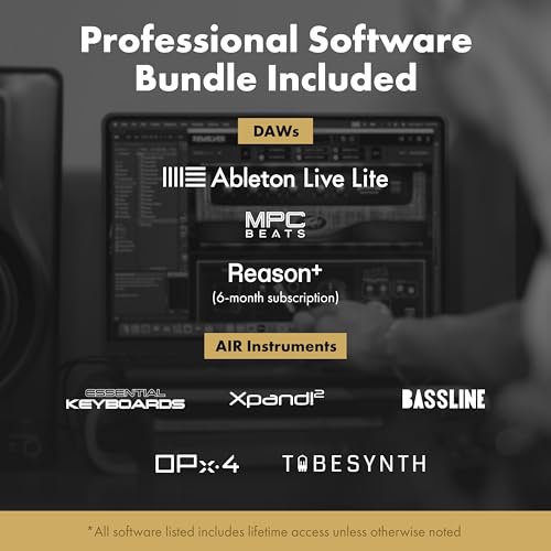 m-audio m-track duo hd audio interface 24bit 192khz for recording streaming podcasting with usb-c 2 xlr trs inputs 2 trs outputs software suite