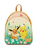 Loungefly Pokemon Eevee Spring Flowers Mini Backpack BROWN