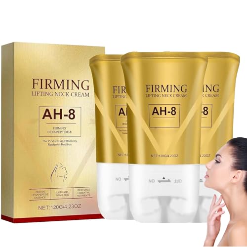 AH-8 Firming Neck Cream for Crepey Skin Body Care Comfort,Firming Neck Cream with Roller,Moisturizing,Body Care Comfort,Tighteni