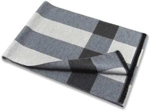 Scarf Men's Winter Warm Checkered Thickened Neck