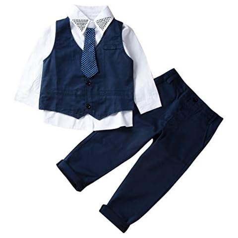 Traje de Caballero Bebés Juego de 4 Piezas Cover