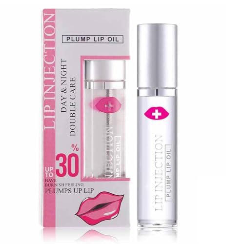 Elycura Lip Enhancer,Lip Plumper,Gloss Repulpant Levres,Lip Oil,Crème Hydratant Coréen Naturel,Remplisseur à Lèvres Pour Hydrater,Huile de Sérum Plumpify, Réduit les Ridules,Non Collante (Rose)