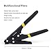 Knoweasy Zip Tie Tool and Tensioning and Cutting Tool for Plastic or Nylon Cable Tie