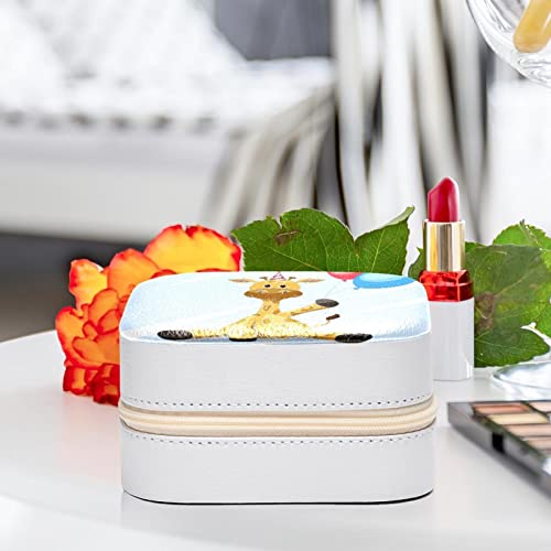 Boîte à bijoux pour filles motif girafe, cadeau idéal