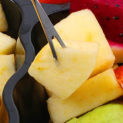 Osaladi Fondue Fork Smores Sticks Stainless Steel With Heat Resistant Handle 8Pcs For Roast Meat Chocolate Fountain Dessert Cheese Marshmallows Random Color #TOP6